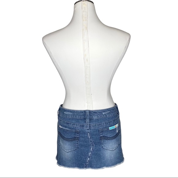 Y2K 2000s Hang Ten micro mini skirt size 9 - Picture 12 of 16